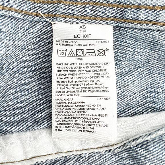 GAP Blue Denim Classic Jacket XS - Picture 4 of 4